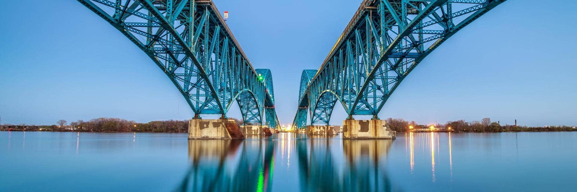 The South Grand Island bridge in New York. The Barclays regional heads reveal their outlook for 2022